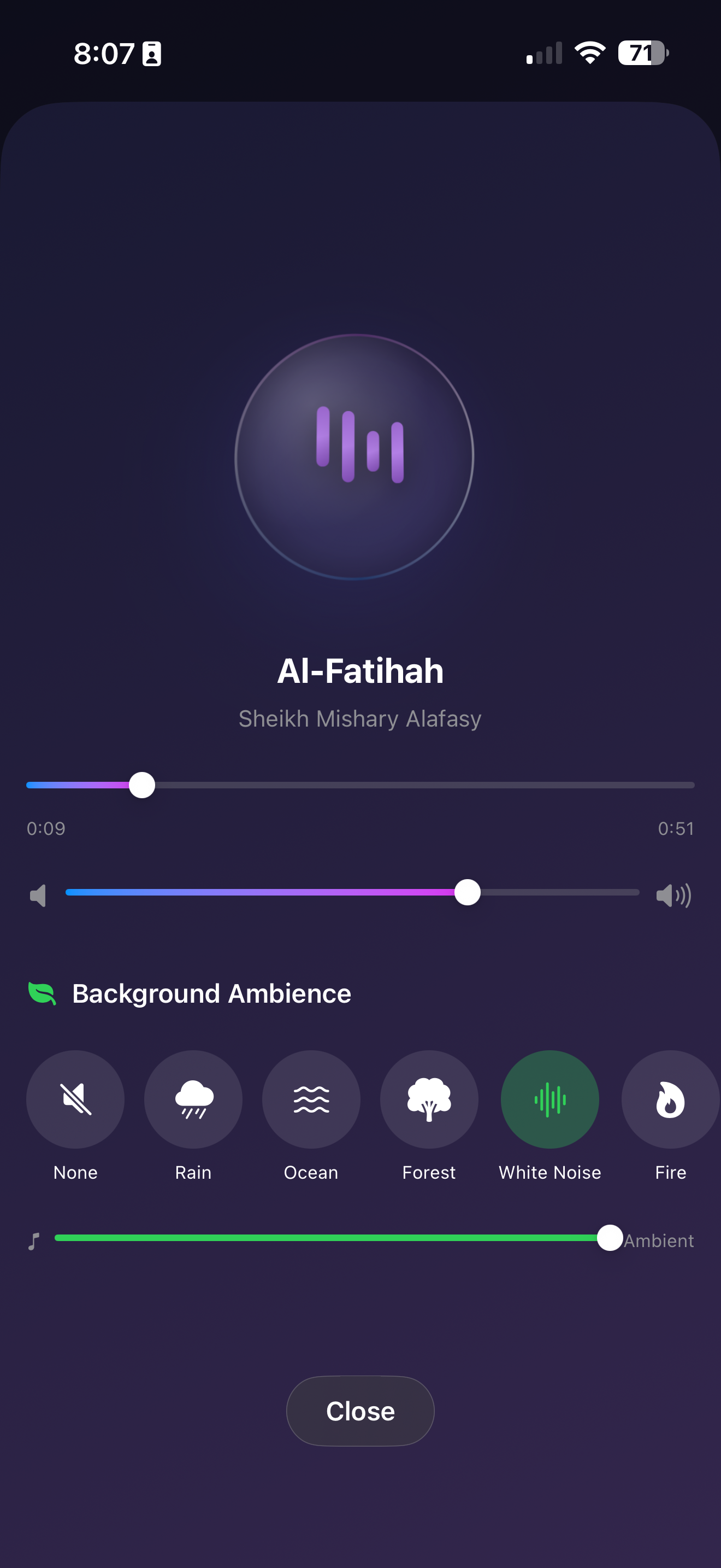 Select Reciter