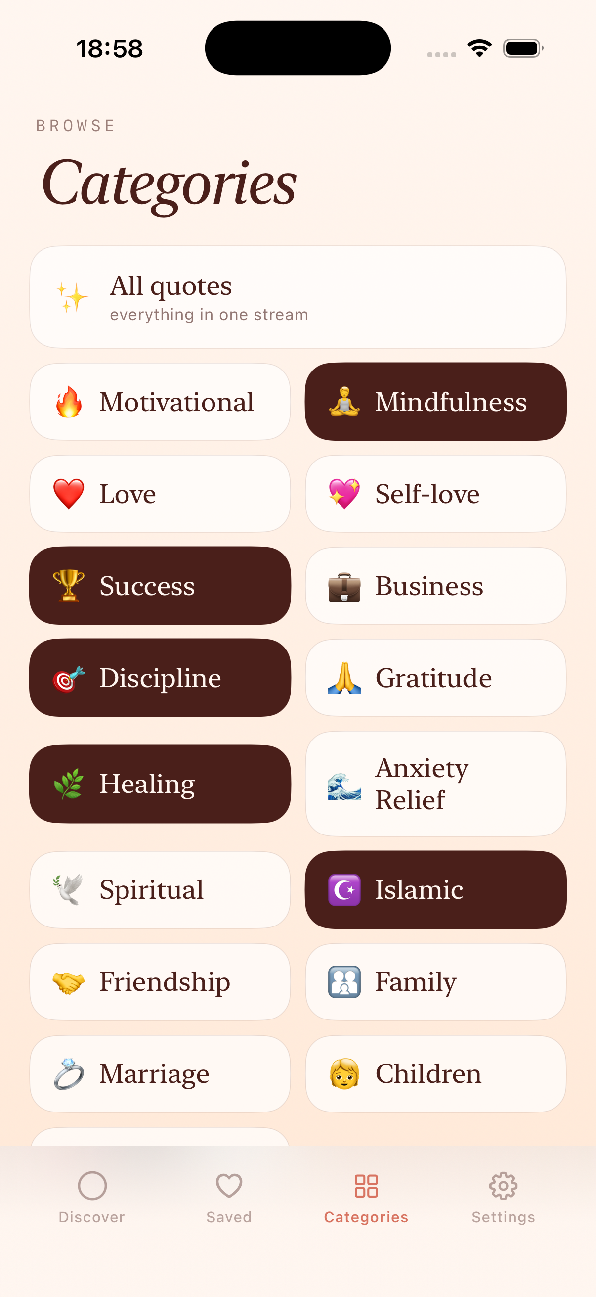 Browse all categories